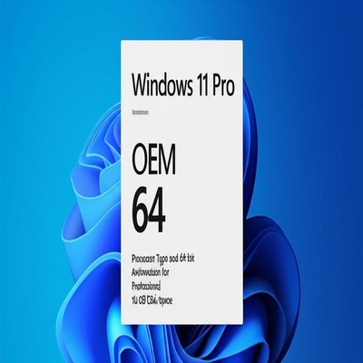 Windows 11 Pro OEM X86 64 Tipo de processador e arquitetura de 64 bits para espaço em disco de 16 GB profissional