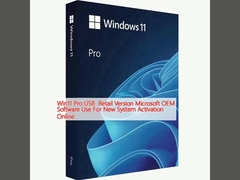 Win11 Pro USB versão de varejo Microsoft OEM Software de uso para nova ativação do sistema online