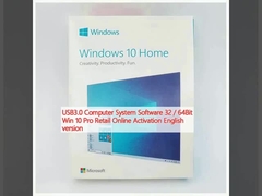 USB3.0 Software do sistema de computador 32 / 64Bit Win 10 Pro Retail Online Ativação versão em inglês