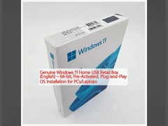 Original Windows 11 Home USB Retail Box (Inglês) ¢ 64-bit, pré-ativado, Plug-and-Play OS Instalação para PCs/Laptops