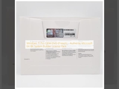 Windows 11 Pro OEM DVD (francês) - Pacote de Licença Autêntico do Construtor de Sistema de 64 Bit da Microsoft