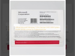 Microsoft Windows 11 Pro Alemão DVD OEM System Builder Licença de 64 bits para uso profissional