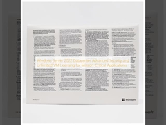 Windows Server 2022 Datacenter Advanced Security e Licenciamento ilimitado de máquinas virtuais para aplicações de missão crítica